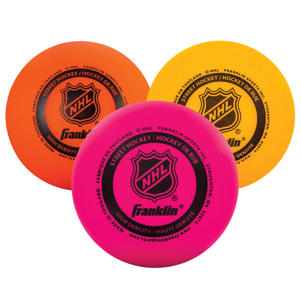 Franklin Sports Nhl Multi- Density 3 Ball Pack (42045)