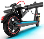 Electric Scooter Adults, Up to 23 Miles & 19 MPH, Front Suspension, Folding E-Scooter Built-in Side Lights, 550W Motor, 36V 10.5
