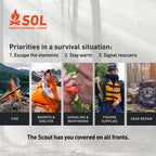 S.O.L. Survive Outdoors Longer S.O.L. Waterproof Bag Scout Survival Kit