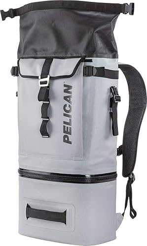 Pelican Dayventure Backpack Soft Cooler (Light Grey) , 18.4 Liters