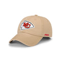 Foco Men'S Kansas City Chiefs-Khaki Cap Nfl Logo Casual Hat, Team Color