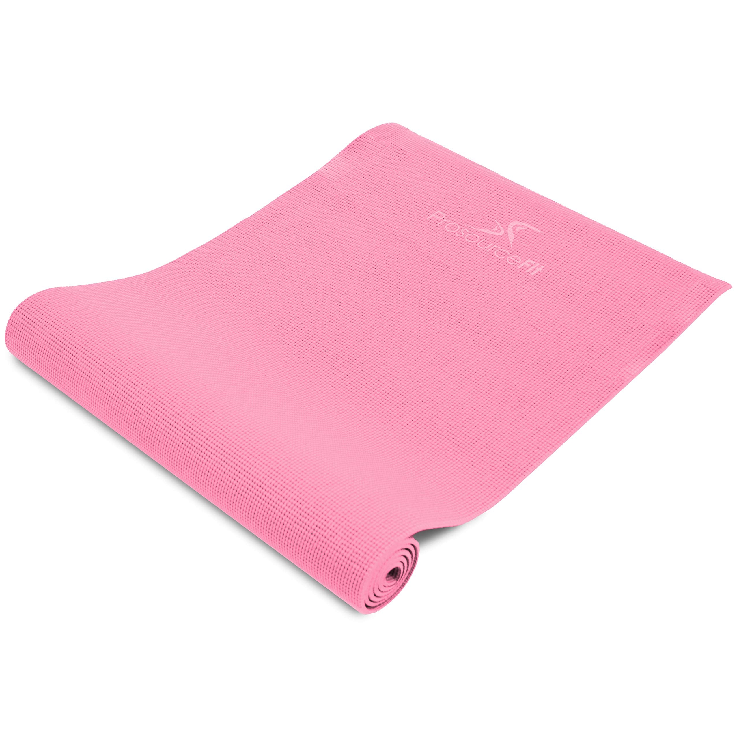 Prosourcefit Original Yoga Mat 1/4'''' - Pink (Ps-1907-Mat-Pvc-Pink)