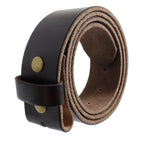 Gelante Genuine Full Grain Leather Belt Strap Without Belt Buckle G2016-Brn-L