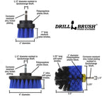 Drill Brush Boat Accessories - Kayak Cleaning Kit - Boat Drill Brush Set - Marine Scrub Brush Attachment For Drill - Rotary Clea