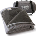 BRAWNTIDE Large Outdoor Waterproof Blanket - Great for Beach, Stadium, Camping, Extra Thick Fleece, Warm, Windproof, Sandproof, 