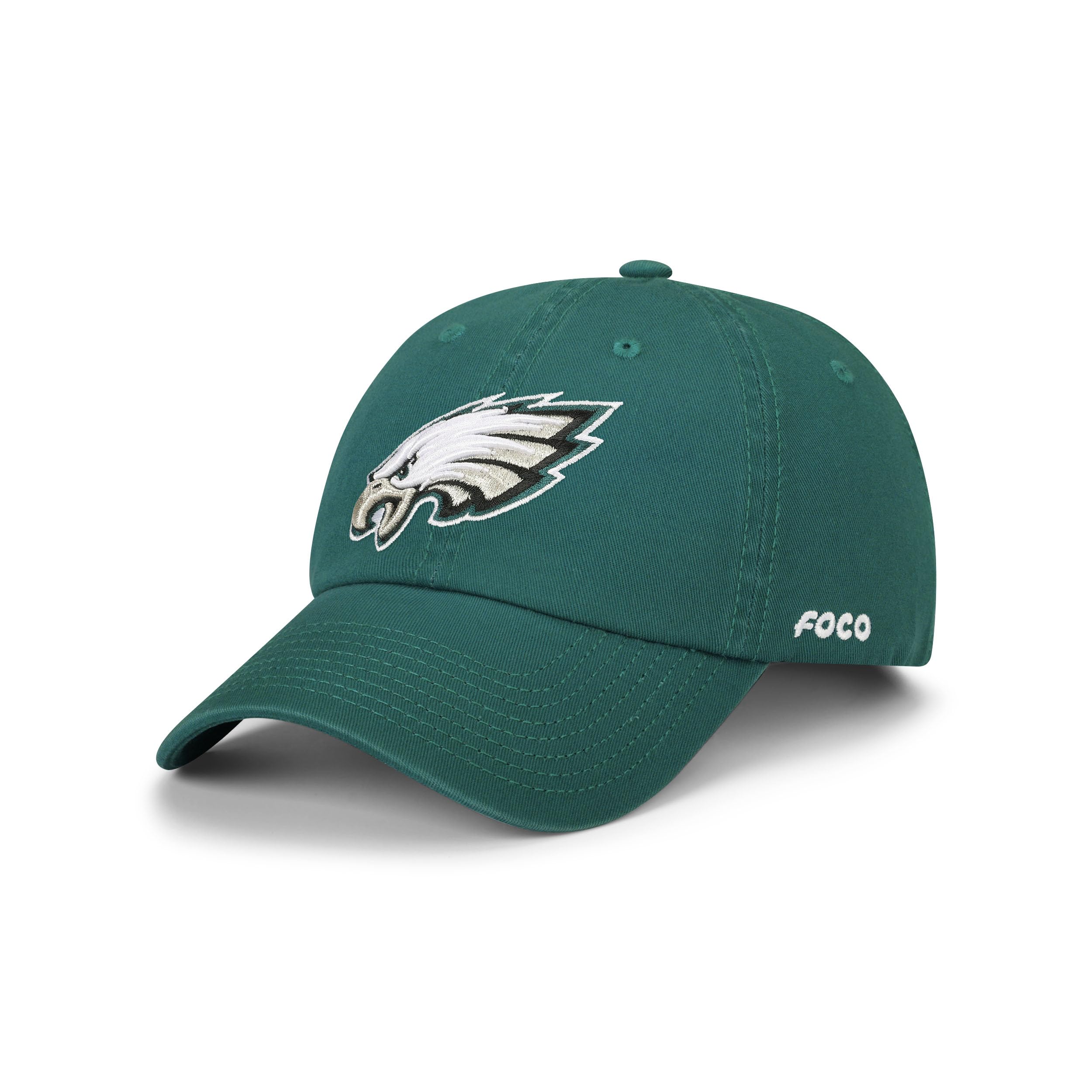 Foco Men'S Philadelphia Eagles Cap Nfl Logo Casual Hat, Team Color