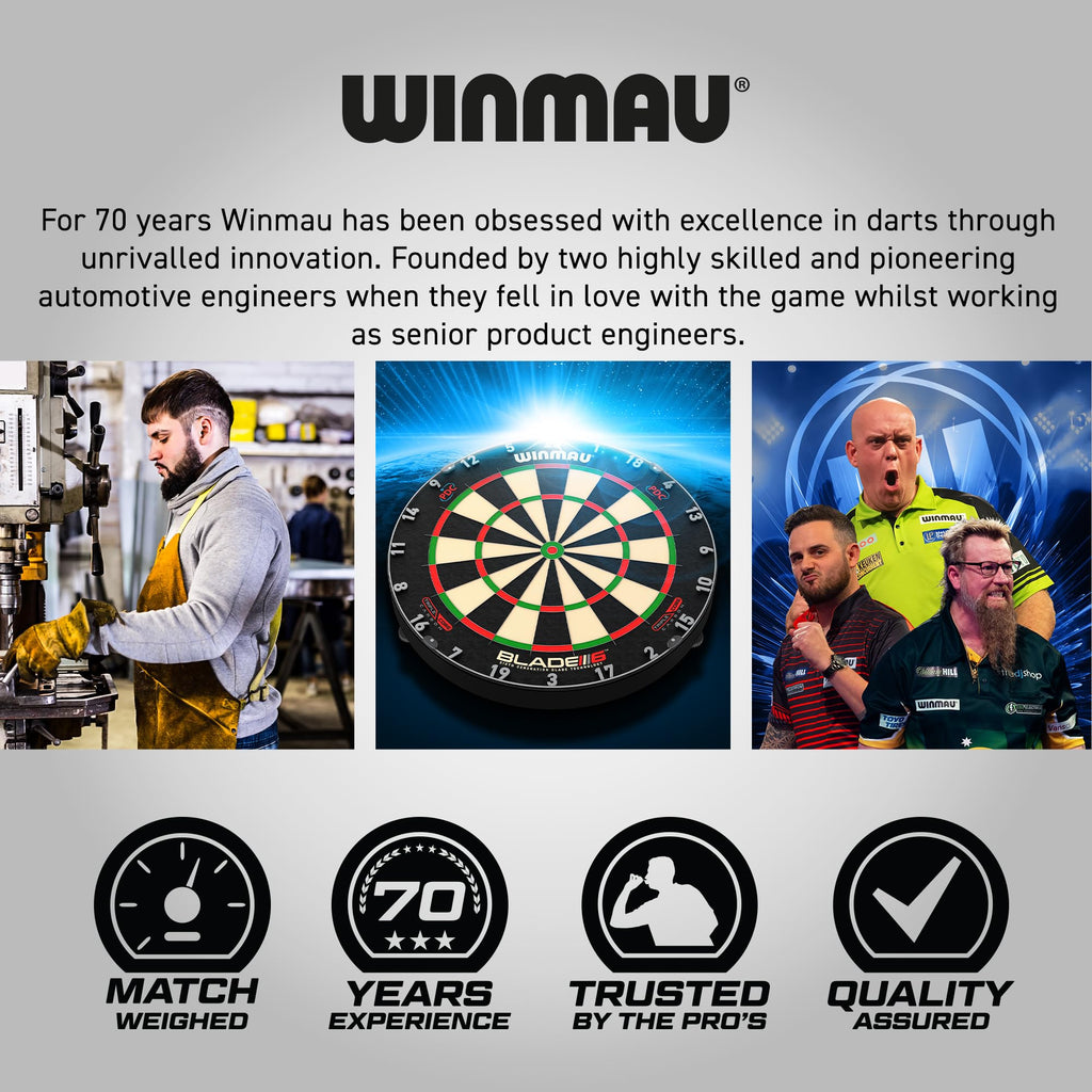Winmau Overdrive Tungsten Steeltip Darts Set 25G With Prism Flights And Shafts (Stems)