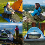 Night Cat Camping Sleeping Bag For Adults 3 Seasons Portable Lightweight Backpacking Hiking Traveling Indoor Outdoor Temperature