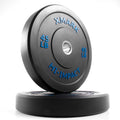 Xmark Hi-Impact Bumper Plate Weight Plate For Olympic Barbell, 45 Lb Pair, Strength Training Bumpers For Home, School Weight Roo