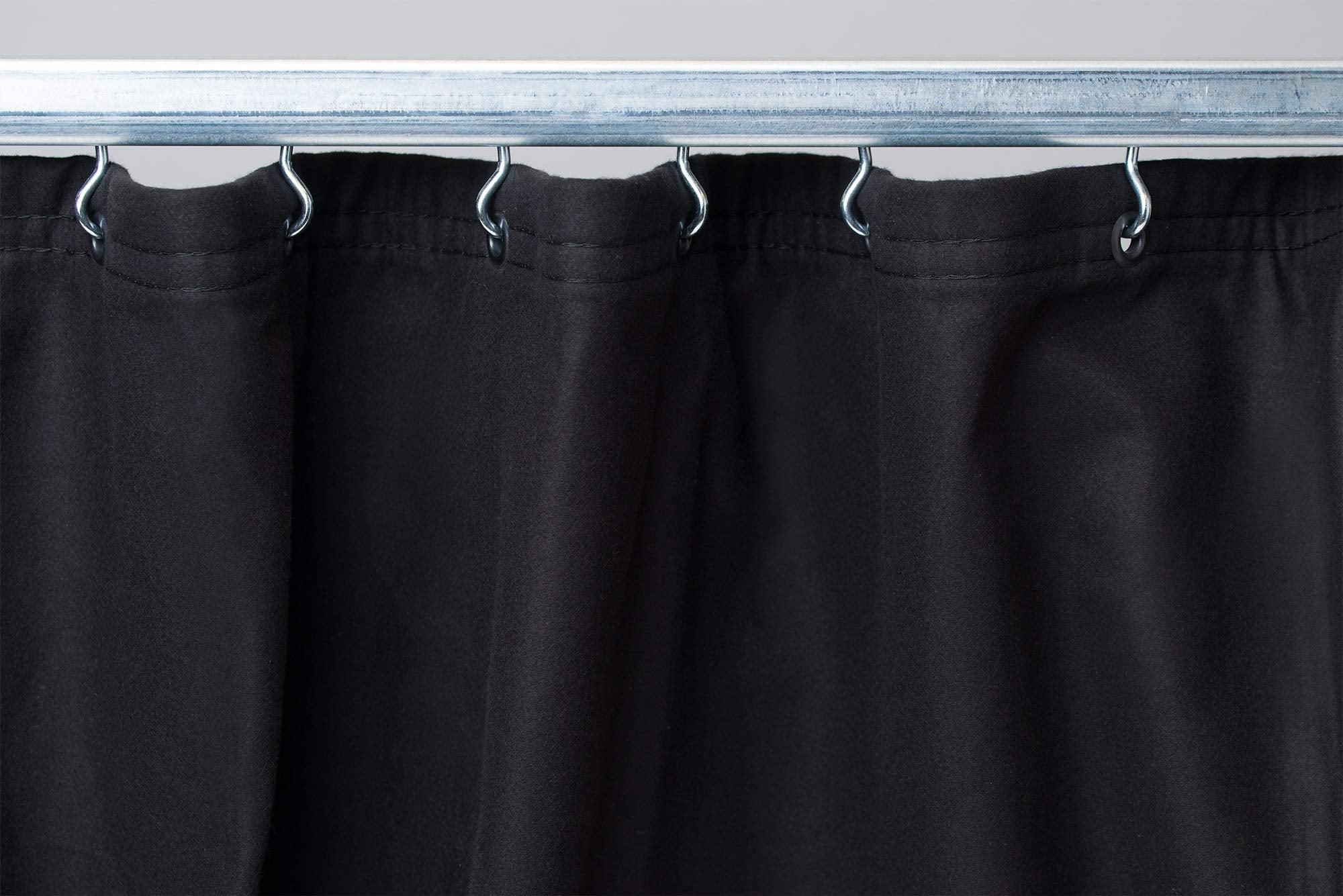Ccs Chicago Canvas & Supply Black Golf Simulator Commando Cloth Curtain, Black, 10 By 12 Feet