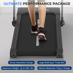 Serenelife Foldable 2 In1 Treadmill & Walking Pad With Remote Control, Speed 7.6 Mph Compact Under Bed, 2.5 Hp, App Support, Eas