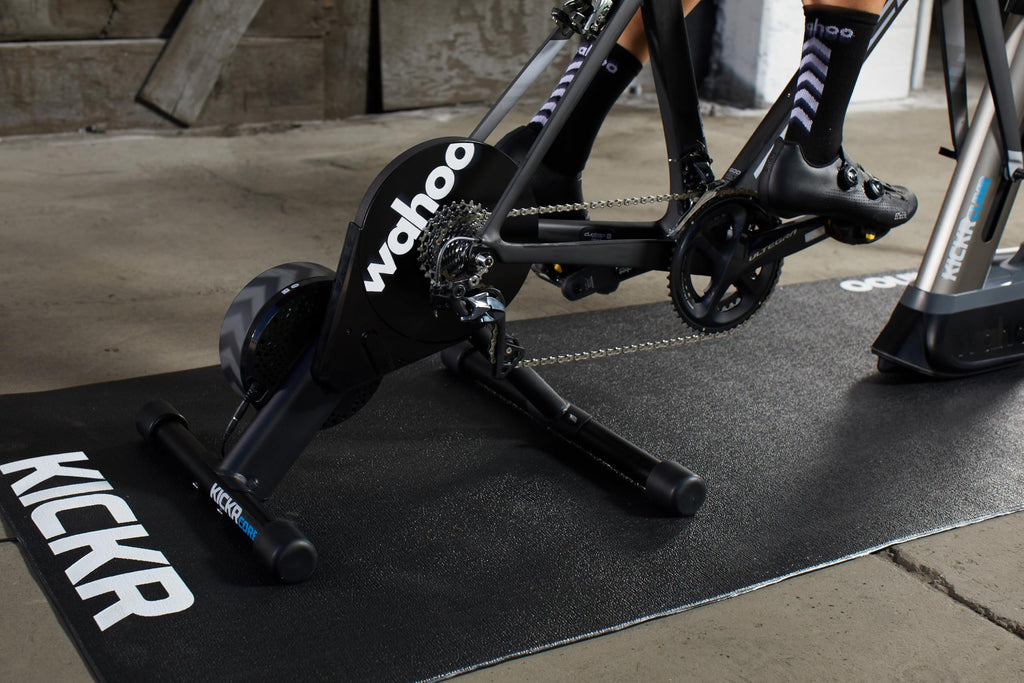 Wahoo Kickr Mat All-Purpose Noise Insulating Exercise Floor Mat For Indoor Cycling Trainers, Stationary/Spin Bikes, Yoga, Cross