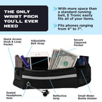 E Tronic Edge Running Belt For Women And Men, Money Belt And Running Fanny Pack, Hiking Fanny Pack, Holder For Cell Phone, Money
