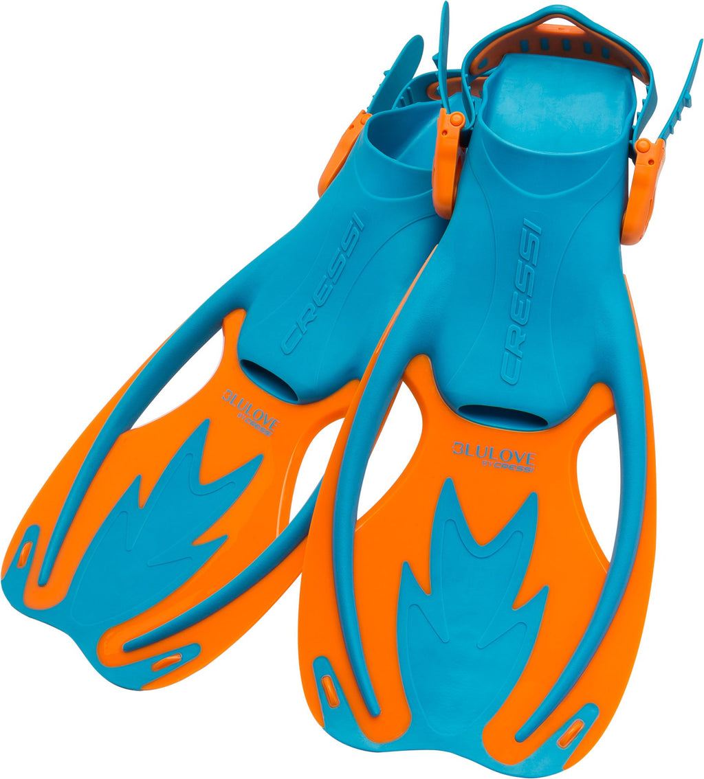 Cressi Rocks Kids Set, Blueorange, Lxl