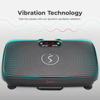 Sunny Health & Fitness Vibrating Plate Exercise Machine - Whole Body Vibration Platform for Lymphatic Drainage, Recovery & Weigh