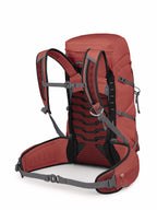 Osprey Tempest 33L Womens Lightweight Hiking Backpack - Daypack for Travel & Camping, Red Pampas/Coal Grey, Extended Fit