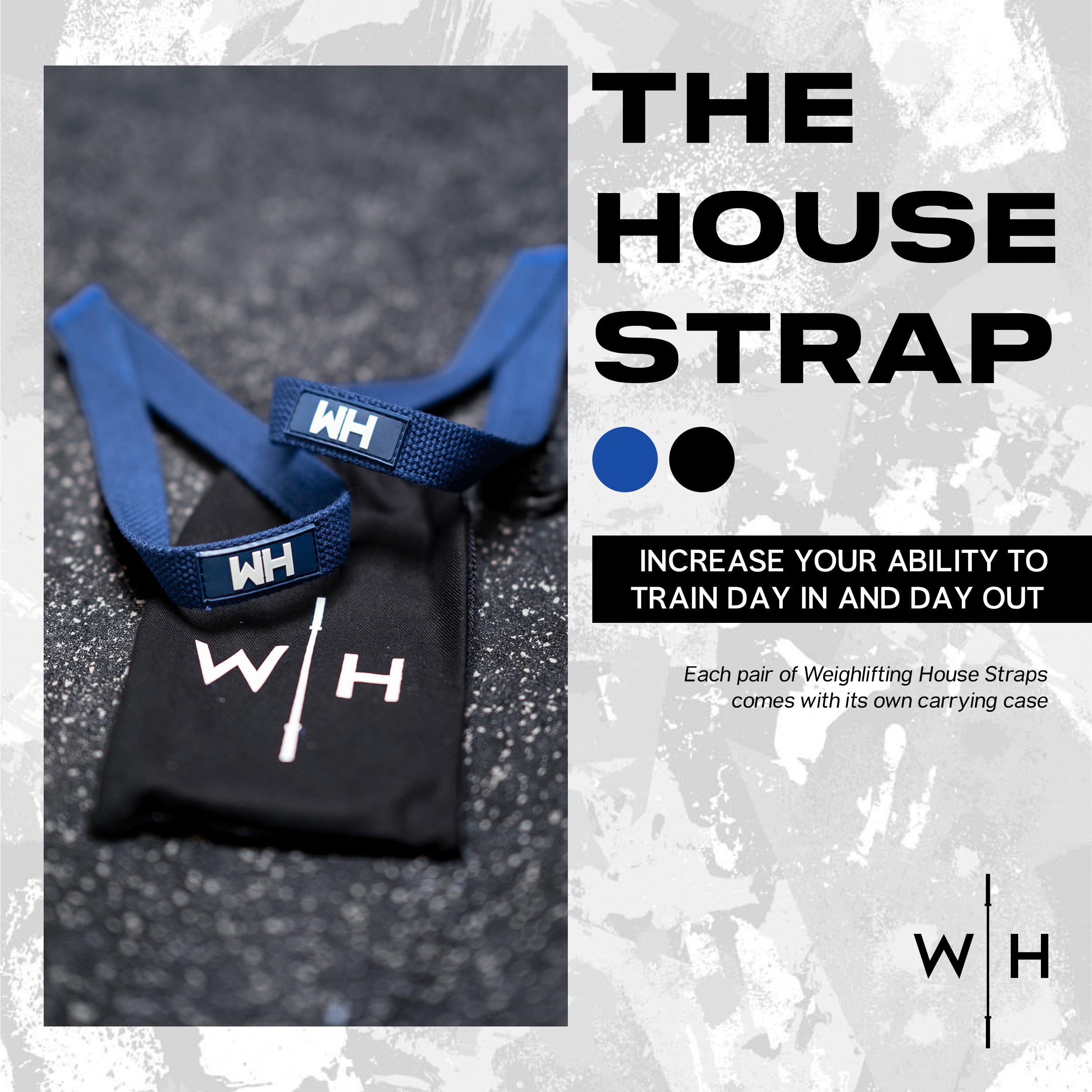 Weightlifting House Lifting Wrist Straps - Hand Wraps For Olympic Lifting, Snatch, Pulls, And Deadlift Straps - Grip Strength Tr