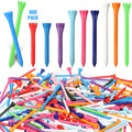 Mudder 600 Pack Golf Tees Bulk Wooden Bamboo Golf Tees Multicolor Wood for Men Balls Accessories (3-1/4,2-3/4,2-1/8 Inch,Bright 