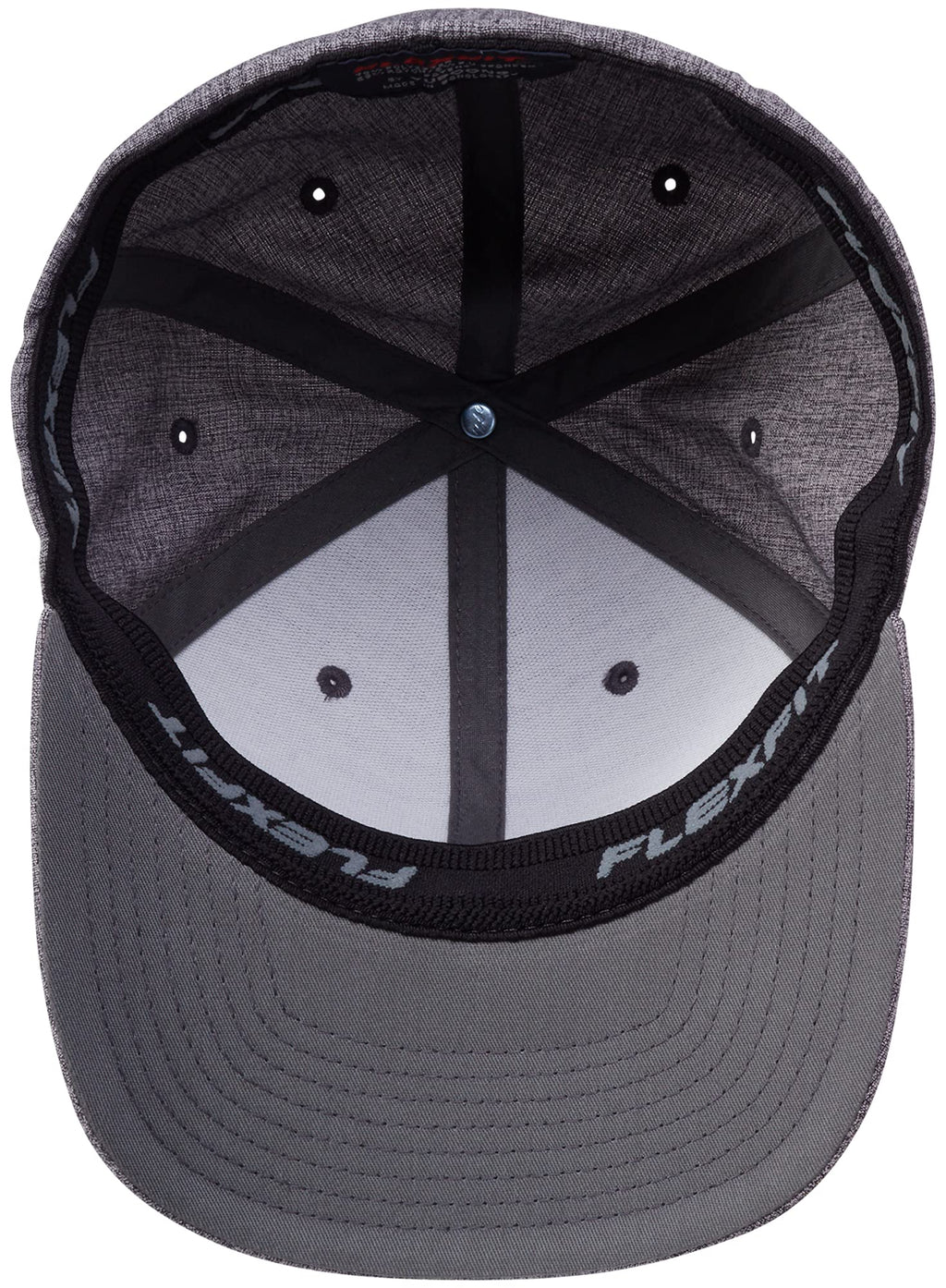 Hurley Mens Baseball Cap - Corp Stretch Fitted Hat, Size Large-X-Large, Light Grey