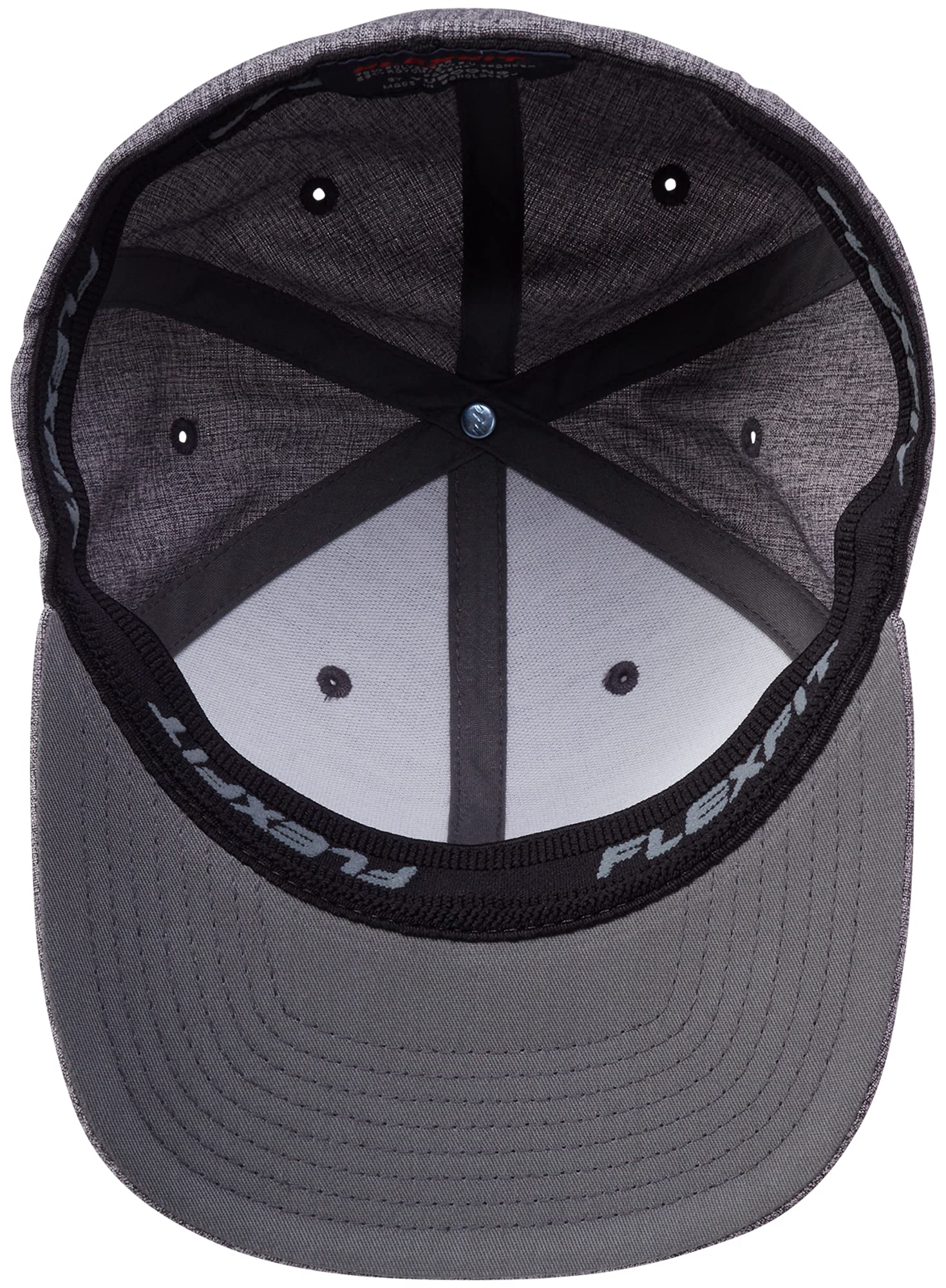 Hurley Mens Baseball Cap - Corp Stretch Fitted Hat, Size Large-X-Large, Light Grey