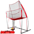 Powernet Volleyball Practice Net Station, 8 Ft Wide By 11 Ft High, Ball Return, Great For Hitting And Serving Drills, Perfect Fo