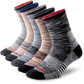 FEIDEER Men's Hiking Socks, Wicking Cushion Outdoor Sports Quarter