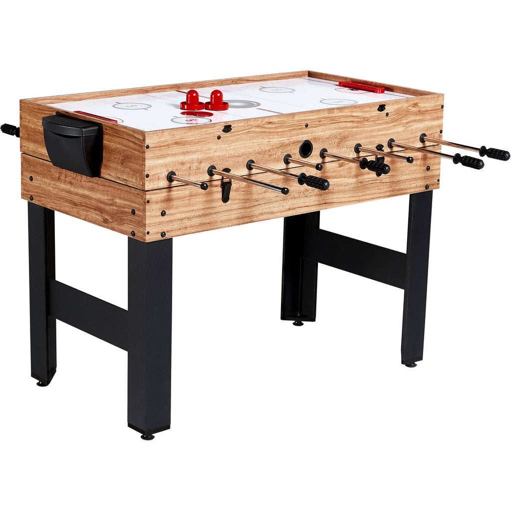 Evelove Table Game 3-In-1 Multi Combo Game Table Foosball Soccer Billiards Pool