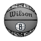 Wilson Nba Team Graffiti Basketball - Brooklyn Nets, Size 7-29.5''