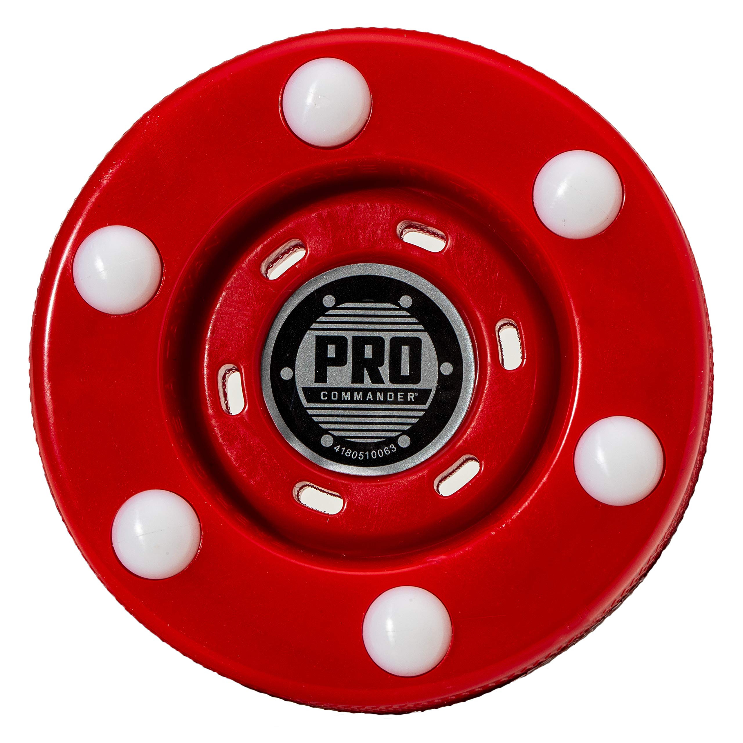 Franklin Sports Nhl Street Roller Hockey Pucks - (6) Pro Commander Outdoor Roller Hockey Pucks For Practice + Training - Outdoor