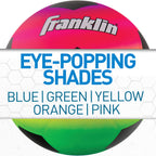 Franklin Sports Kids Mini Soccer Ball - Vibe Kids Indoor + Outdoor Soccer Ball - Rainbow Kids Pvc Ball - Great Playground Ball +