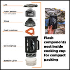 Jetboil Flash Camping Stove Cooking System, Carbon