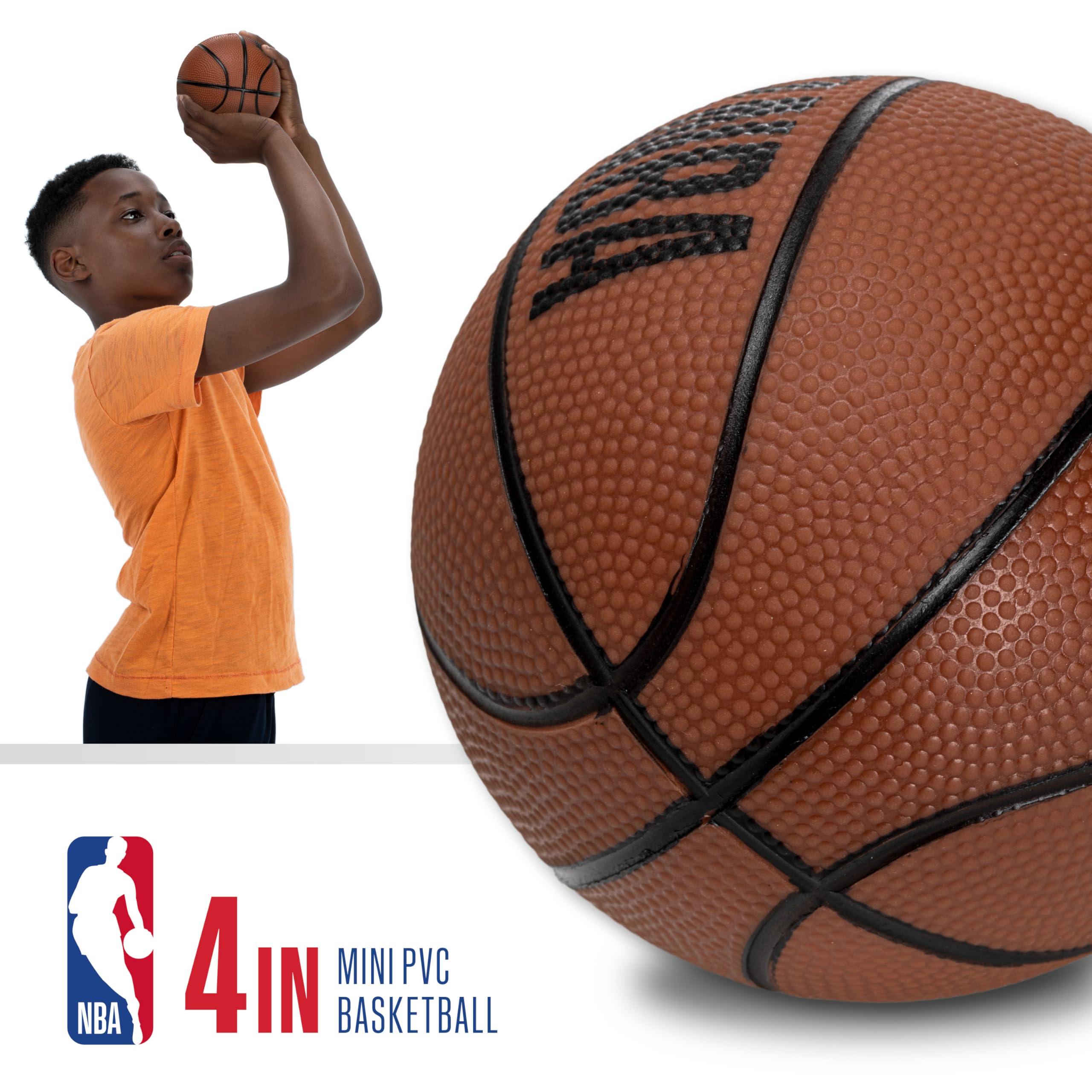 Franklin Sports Nba Los Angeles Lakers Mini Over The Door Basketball Hoop - Kids Indoor Mini Hoop With Ball - Nba Fan Shop Toy F