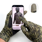 Palmyth Hunting Gloves For Men Lightweight Camo Glove Outdoor Mossy Veil M/L
