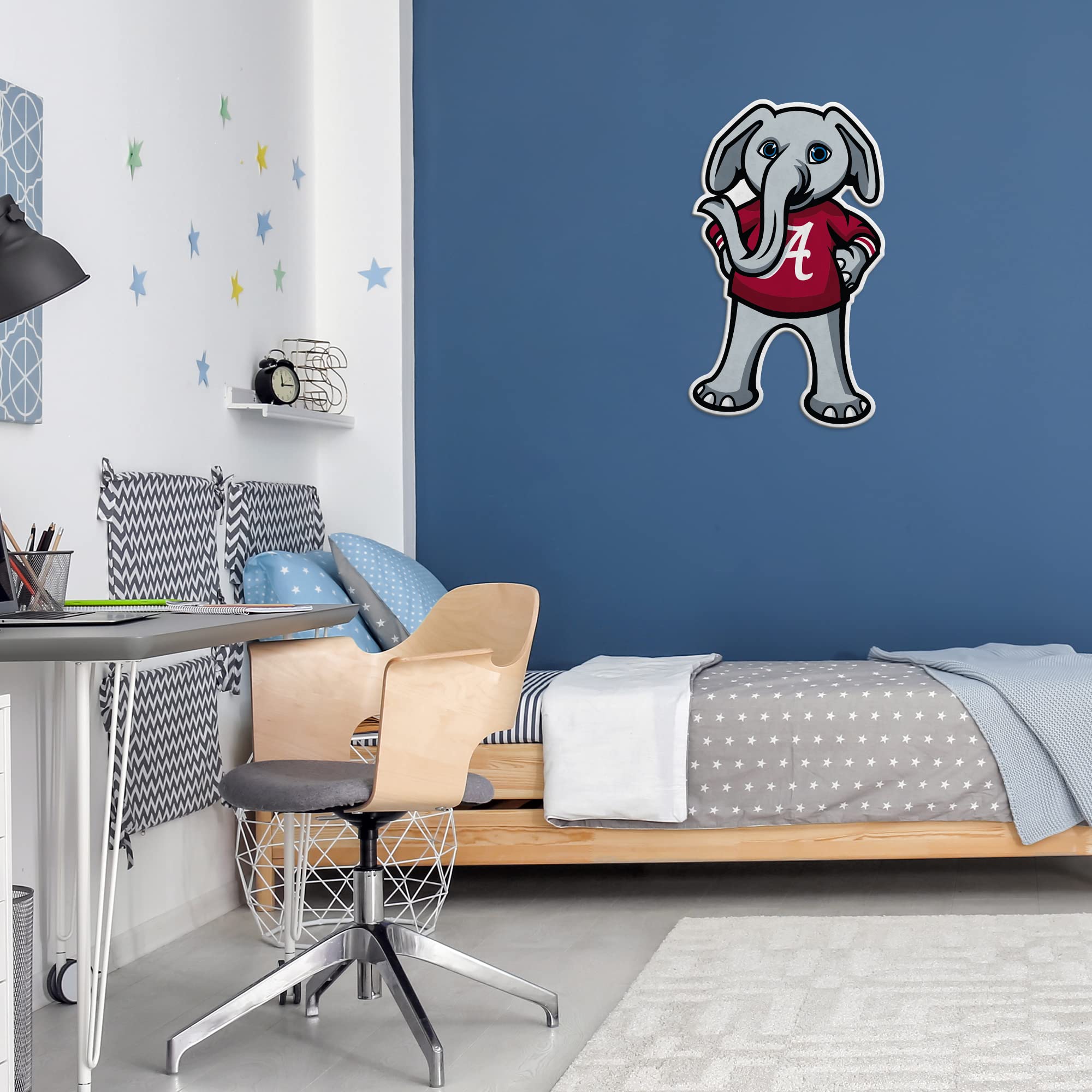 Rico Industries Ncaa Alabama Crimson Tide Mascot Shape Cut Pennant - Home And Living Room D  Cor - Soft Felt Ez To Hang, 18X0.10