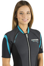 Cressi Playa Flex Lady 3Mm, Black/Azure, Xl