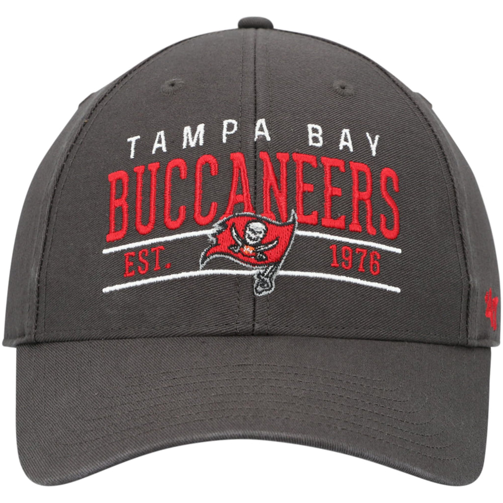 47 Men'S Graphite Tampa Bay Buccaneers Centerline Mvp Adjustable Hat
