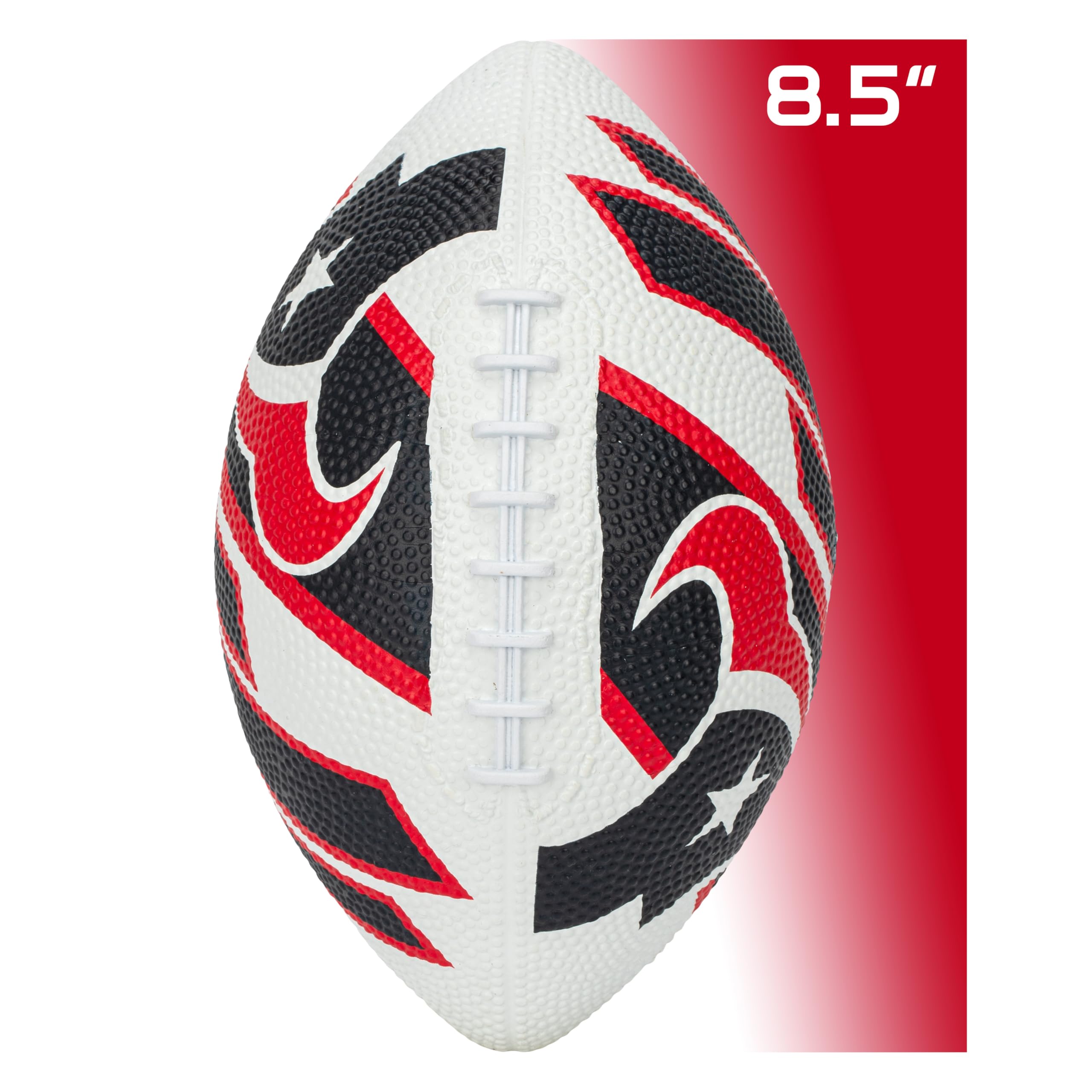 Franklin Sports Nfl Houston Texans Football - Youth Football - Mini 8.5'' Rubber Ball - Perfect For Kids - Team Logos And Colors