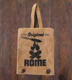 Rome Industries Single Pie Iron Canvas Cover Bag, 7.5'' X 6'', Beige
