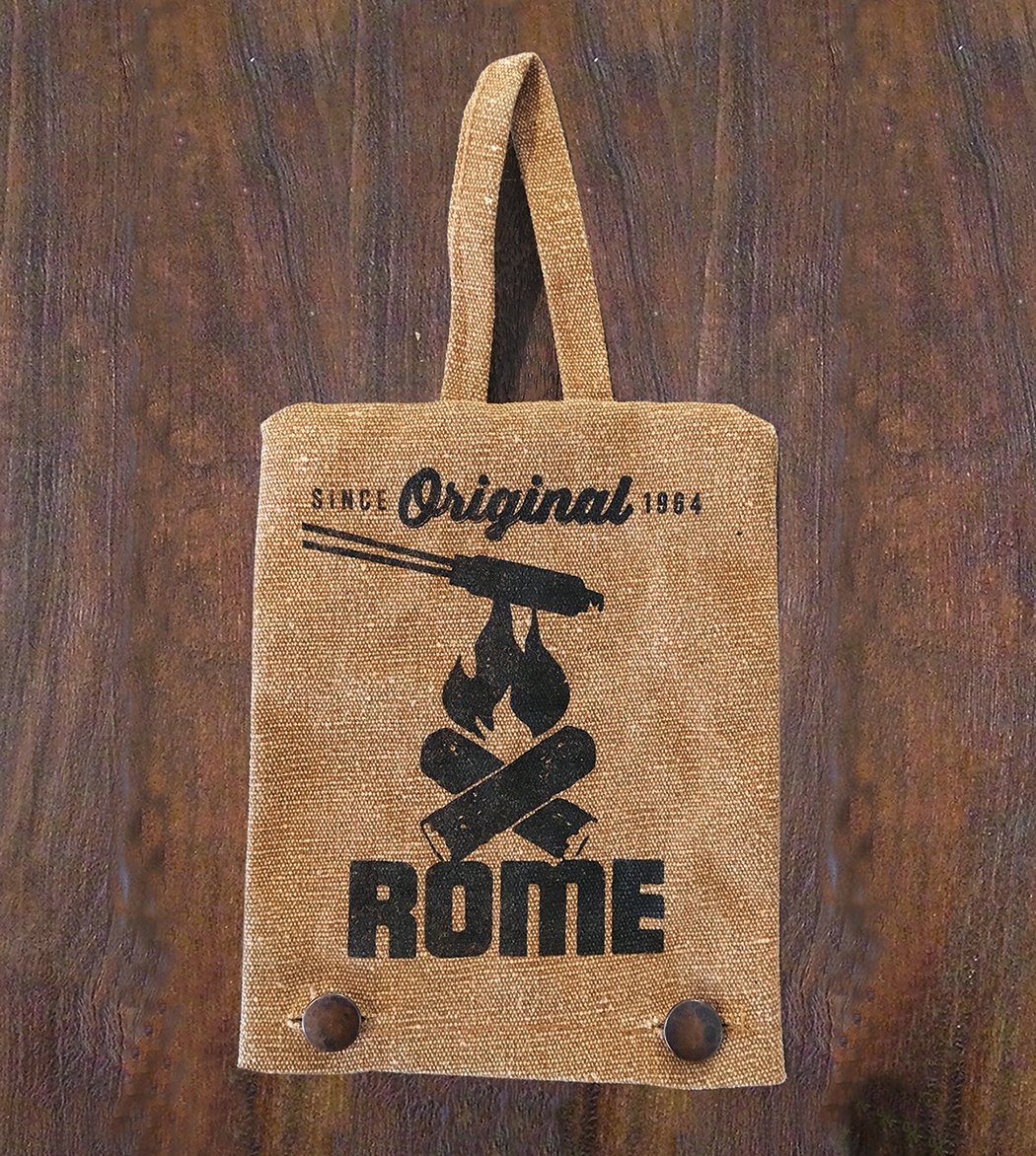 Rome Industries Single Pie Iron Canvas Cover Bag, 7.5'' X 6'', Beige