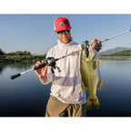 Abu Garcia 7 Ambassadeur S Fishing Rod And Reel Baitcast Combo, 1+1 Ball Bearings For Smooth Operation, 7 1-Piece Rod