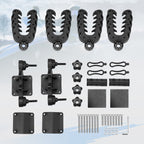 Kemimoto Double Tool Holder For Atv, Tool Mount For Atv, Bow Rack Tool Grips With Rubber Straps Compatible With Hunting Bike Mob