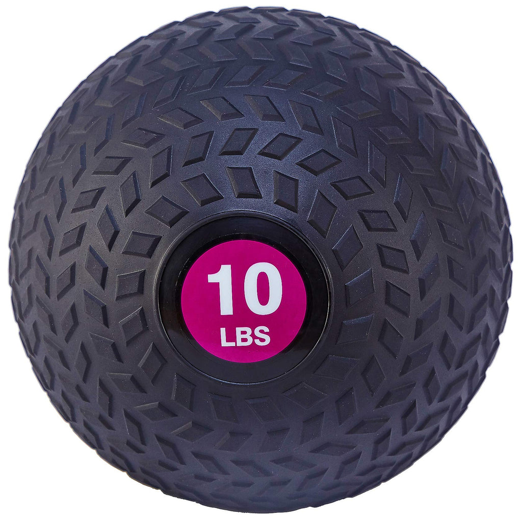 Fitvids Workout Exercise Fitness Weighted Medicine Ball, Wall Ball And Slam Ball, Slam Ball, 10 Pounds