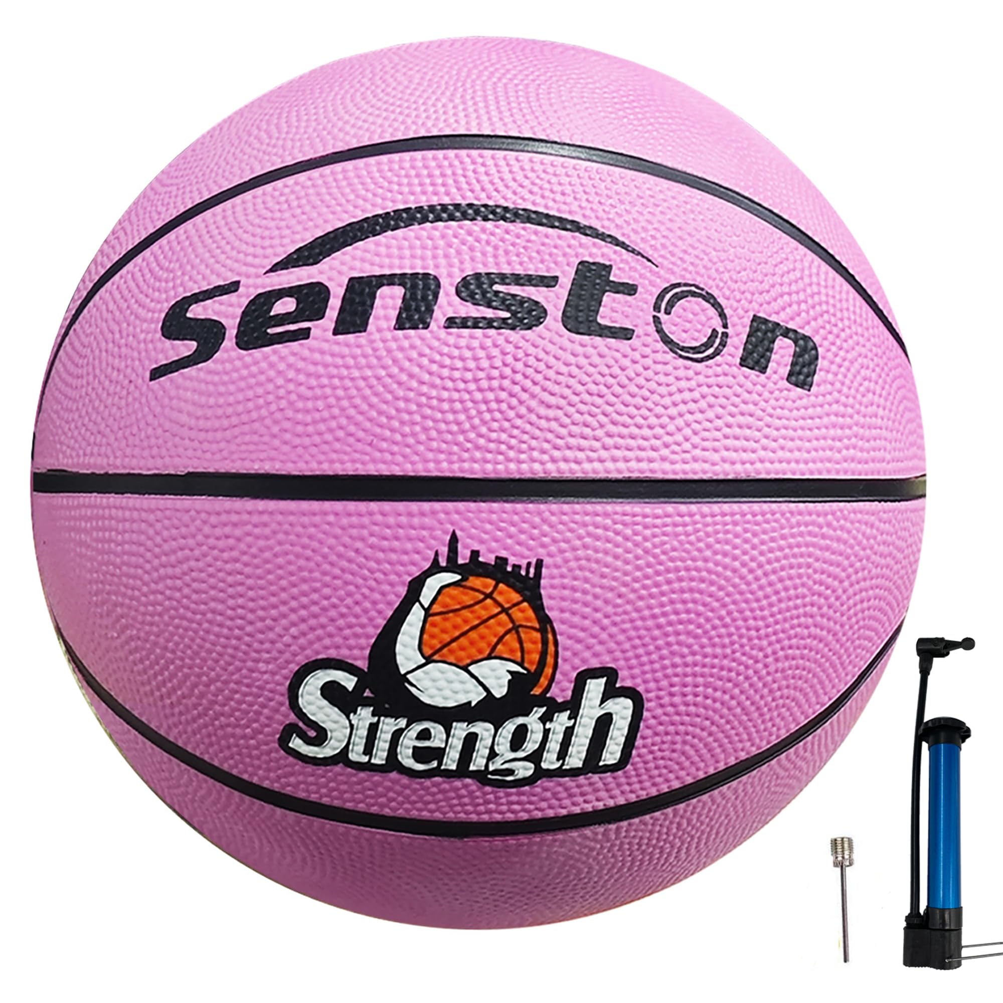 Senston Kids Junior Basketball Balls Size 5 Basketballs Outdoor/Indoor Game Basket Ball J503 With Pump