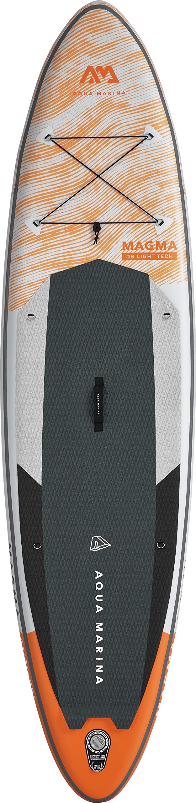 Aqua Marina Magma, Inflatable Stand Up Paddle Board (iSUP) Package, 340 cm Length, Orange