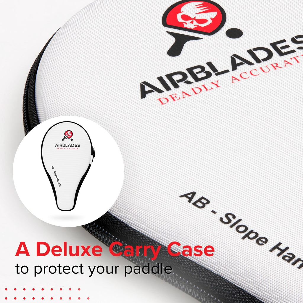 Professional Ping Pong Paddle With Hard Carry Case  Pro Table Tennis Racket  Table Tennis Paddle With Ergonomic Handle  5 Blades