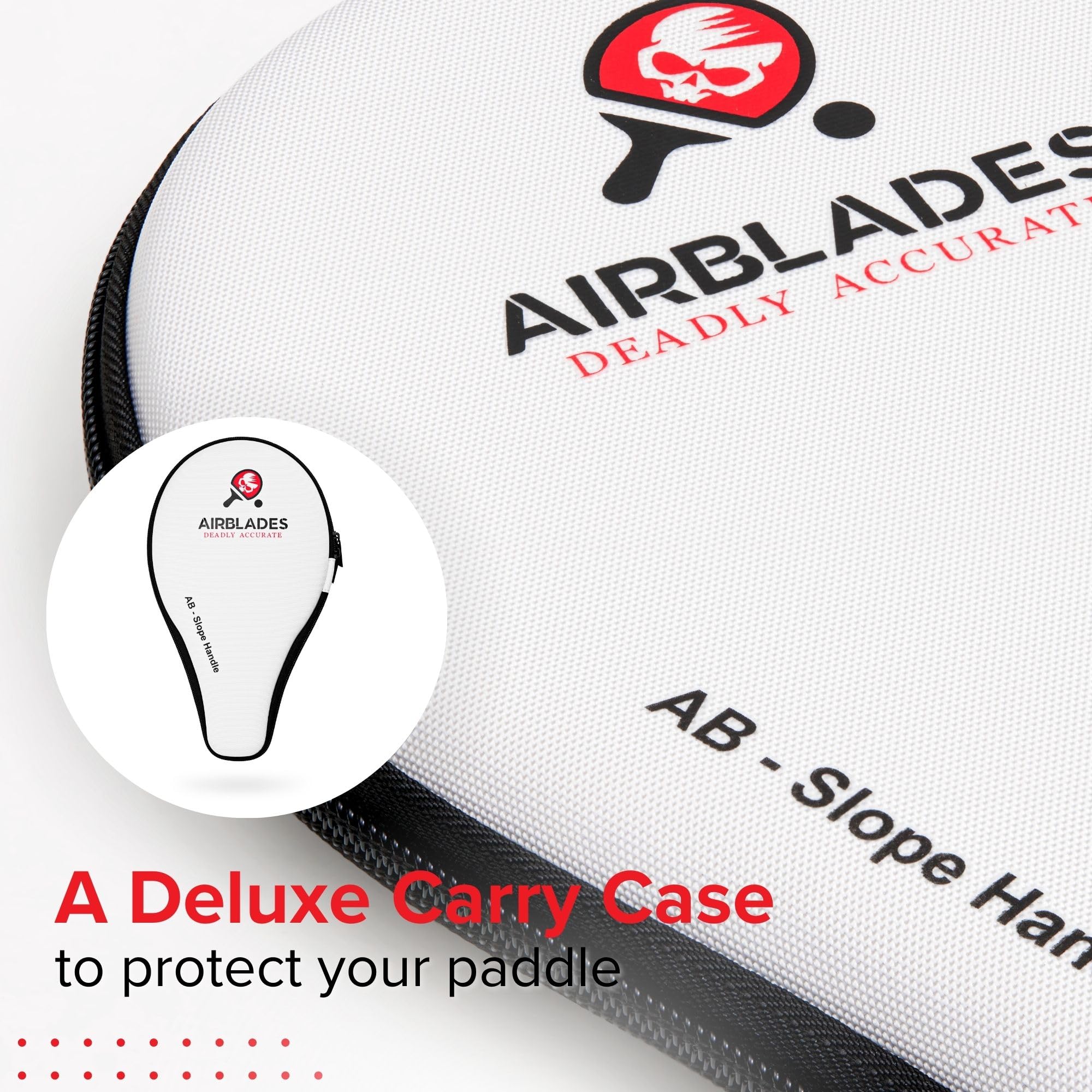 Professional Ping Pong Paddle With Hard Carry Case  Pro Table Tennis Racket  Table Tennis Paddle With Ergonomic Handle  5 Blades