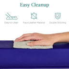 Best Choice Products 8Ft Folding Floor Balance Beam 2-Panel For Gymnastics Practice, Exercise - Royal Blue