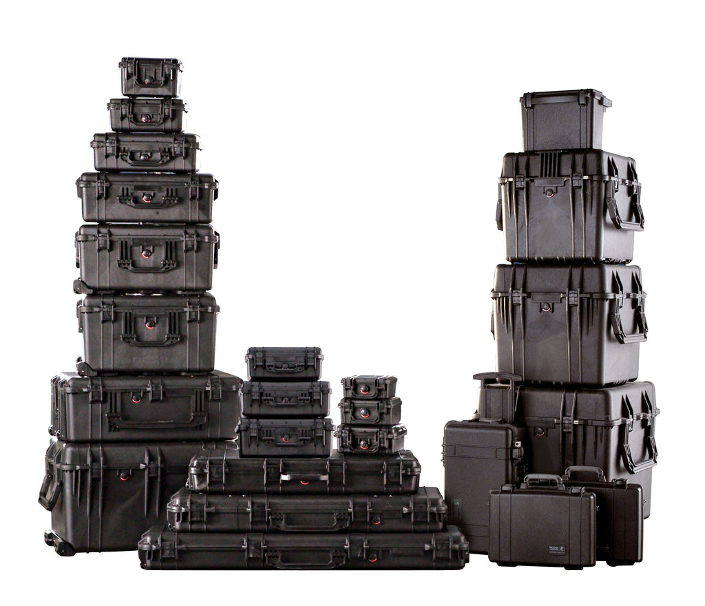 Pelican 1450 Case With Foam (Silver)
