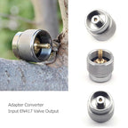 Hamans Propane Adapter Camping Stove Adapter Gas Adapter Converter Outdoor Propane Small Tank Input En417 Valve Output Cylinder