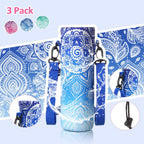Chengu 3 Pack 25 Oz Neoprene Water Bottle Carrier Bag With Adjustable Shoulder Strap Water Bottle Holders For Adults Sports Gym